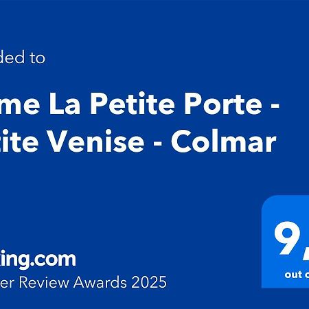 Home La Petite Porte - Petite Venise - Colmar Kültér fotó